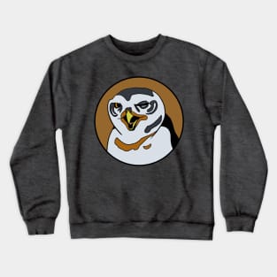 Funny Animal Design - Cheeky Owl Crewneck Sweatshirt